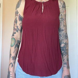 Madewell Shirred Tank Top, Size XS